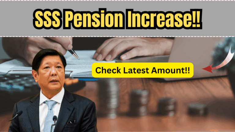 SSS Pension Hike of ₱1,976 Begins May 2025